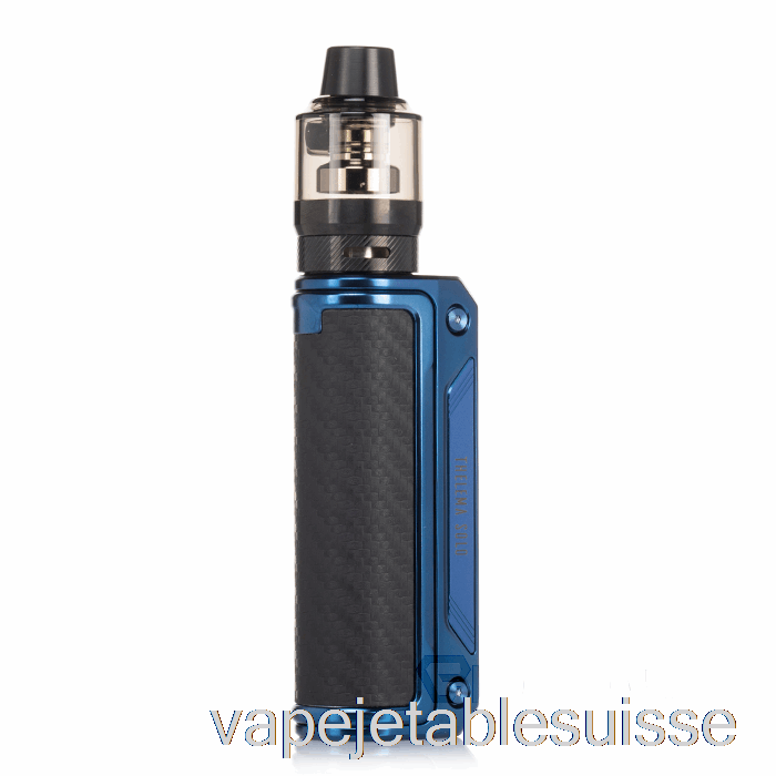 Vape Suisse Perdu Vape Thelema Solo 100w Kit De Démarrage Sierra Bleu / Fibre De Carbone